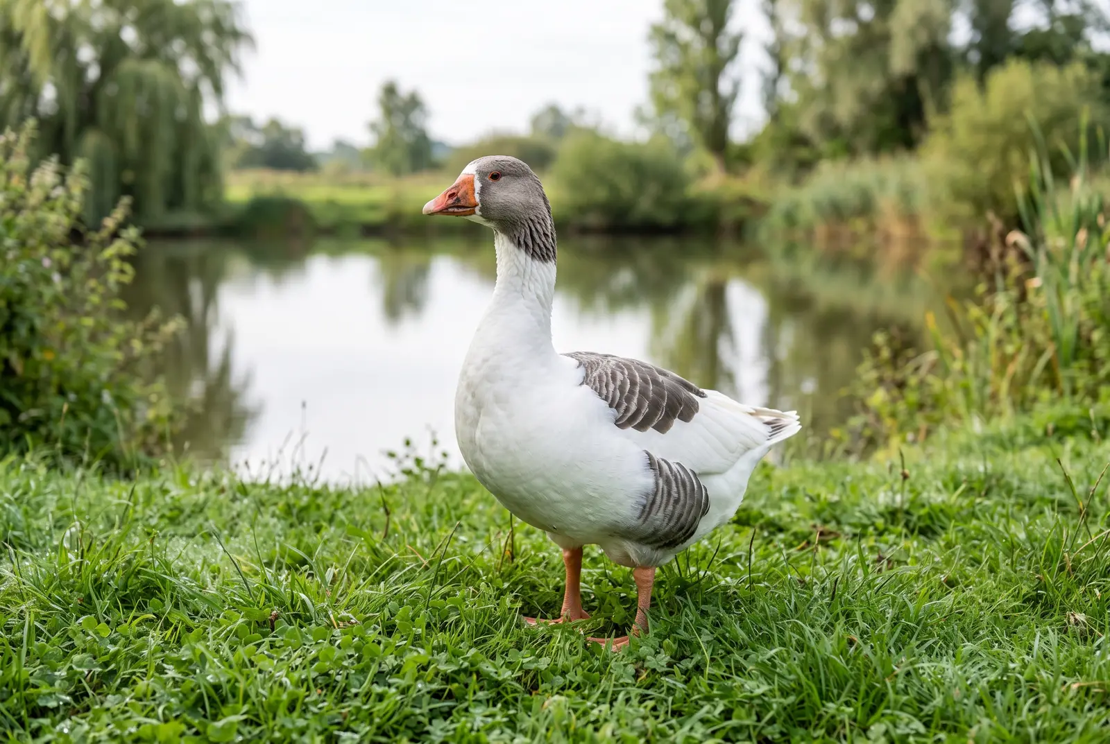 Husa pomořanská v ZOO Sedlec