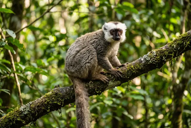 Lemur běločelý