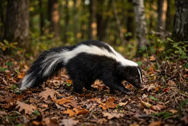Skunk pruhovaný